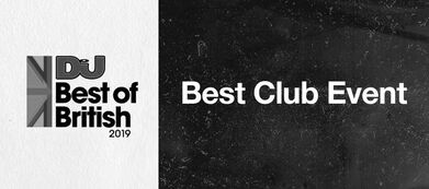 DJ MAG - BEST OF THE BRITISH AWARDS 2019 - FORMLESS : MANCHESTER : BEST CLUB NIGHT NOMINATION